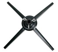 Homoyoyo Socle pour Sapin de Noël Pliable en Fer, Support Robuste 1,26 Po | Base à Disque Verrouillable, Quatre Pieds en Caoutchouc, Finition Peinte, pour Arbres Artificiels ou Naturels