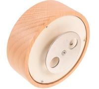 Homoyoyo Socle Rotatif en Bois Massif Ø100 Mm pour Boîte à Musique DIY, Base Ronde Stable et Lisse sans Danger, Accessoire de Bricolage pour Mécanisme de Boîte à Musique, Décoration