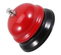 Homoyoyo Sonnette d'Appel Manuelle Rouge Traditionnelle pour Bureau Restaurant Hôtel Sonnette de Service la Cuisine de Réception pour Comptoir Accessoire Jeu Quiz Éducatif