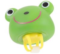 Homoyoyo Sonnette de Vélo Garçon et Filles Multifonction à Pression Design Grenouille Verte Compatible VTT Vélo de Route sans Batterie Alarme Sonore pour Sécurité et Localisation Facile