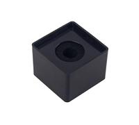 Homoyoyo Station de Microphone Carrée Noire Sa100 Portable de Cube Logo et Drapeau, Accessoire Interview Professionnel Léger pour Entretiens, Réunions et Conférences