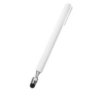 Homoyoyo Stylet Capacitif Blanc Clip, Acier Inoxydable et Revêtement Flocking, pour Écrans Tactiles, Tablette, Smartphone, Écriture et Marquage