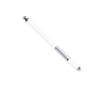 Homoyoyo Stylet Capacitif Métal à Double Extrémité avec Disque Transparent pour Écrans Tactiles Parfait pour Prendre des Notes Et Dessiner sur Tablettes Et Smartphones Blanc