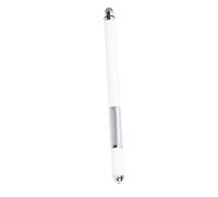 Homoyoyo Stylet Double Extrémité Capacitif Métal Disque pour Écran Tactile Téléphone Tablette Ordinateur Blanc