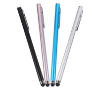 Homoyoyo Stylets Capacitifs Universels 4 Pièces pour Écrans Tactiles, Stylo D'écriture pour Tablette en Métal et Plastique, Haute Sensibilité pour Téléphone et Tablette