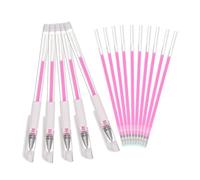 Homoyoyo Stylo de Marquage Tatouage Sourcils Étanche pour Peau Blanche, Plastique Sûr et Facile à Remplacer, Lot de 15 Set de Set de Pièces Rose, pour Professionnels et Filles