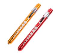Homoyoyo Stylo Lampe LED Médicale Forme de Stylo pour Examen Lampe de Poche Professionnelle pour Médecins et Infirmiers Couleur Aléatoire Sans Pile Couleur Aléatoire Couleur Aléatoire