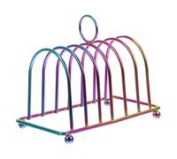 Homoyoyo Support Acier Inoxydable Polyvalent pour Tranches de Toast et Rangement de Étagère Élégante pour Cuisine et Bureau Design Moderne et Pratique