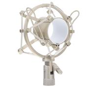 Homoyoyo Support Angle Flexible Blanc pour Microphone Anti-vibration en Métal pour Podcasting et Enregistrement Audio en Studio