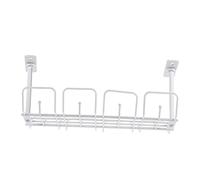 Homoyoyo Support Câble sous Bureau Gris Maille pour Rangement Câble Organiseur Fil Sécurisé et Pratique pour Gestion Bureau et Cuisine Étagère Simple Chute Maximisation Espace