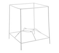 Homoyoyo Support d'Abat-Jour Carré en Fer 15X18 CM Douille E27 Armature Métallique pour Lampe de Table Suspendre Protection de Fil Suspendre Structure DIY pour Éclairage Intérieur