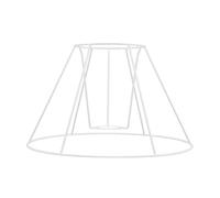 Homoyoyo Support D'abat-jour en Fer Blanc pour Lampe Diy, Installation Facile et Assemblage Flexible, Dimensions 30x30x18 Cm, Style Élégant pour Projets Artisanaux