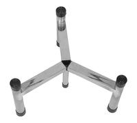 Homoyoyo Support de Brasero Extérieur en Acier Inoxydable 25 CM Trépied Stable pour Poêle à Feu de Bois Jusqu’À 16 Pouces Plateforme Antidérapante pour Camping et Jardin