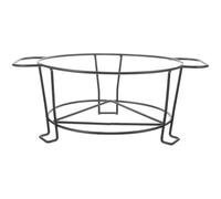 Homoyoyo Support de Brûleur Réutilisable en Métal Noir pour Camping | Usage Extérieur et Camping, Multi-fonction, Protège le Dessus de Table