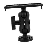 Homoyoyo Support de Fixation Noir pour Sondeur de Pêche en Nylon et Silicone, Compatible Kayak et Bateau de Pêche, pour Montage D'accessoires Marins