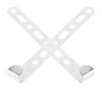 Homoyoyo Support de Fixation pour Alimentation Électrique de Voiture en Alliage D'aluminium, 2pcs, Design Longue Pince, Installation Facile pour Tuyau D'induction Automobile