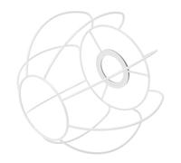 Homoyoyo Support de Lampe Vintage Métal pour Ampoule Abat-jour Cage Filaire DIY Cadre Rustique pour Suspension et Lampe de Table Style Ferme Européenne Rétro