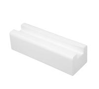 Homoyoyo Support de Miroir en Bois Blanc Élégant Base Antidérapante et Bords Incurvés pour Cadres et Miroirs, pour Intérieurs Modernes et Pièces Raffinées