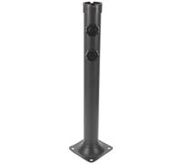 Homoyoyo Support de Parasol Extérieur Fourreau pour Mât Base Déportée pour Jardin Adaptateur de Fixation