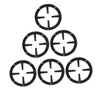 Homoyoyo Support De Pot En Acier Inoxydable - Ensemble De 6 Porte-Pots Antidérapants Pour Cuisinière à Gaz Dessous De Plat Et Grille De Poêle Accessoire De Cuisine Pratique Et Élégant