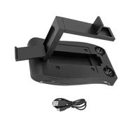 Homoyoyo Support de Recharge Multifonction pour Manette VR et Casque VR Station Compacte et Verticale Accessoire Électronique de Jeu pour Gamers Design Noir Élégant
