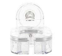 Homoyoyo Support De Sèche-Cheveux À Ventouse Support De Sèche-Cheveux De Comptoir Panier De Séchage De Cosmétiques Support De Sèche-Cheveux De Comptoir Rangement De Sèche-Cheveux En