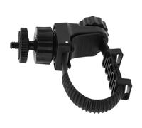 Homoyoyo Support de Téléphone Réglable pour Saxophone Alto en Abs Noir Fixation 1/4 Pouce et Rotation 360° Portable pour Concerts et Voyages