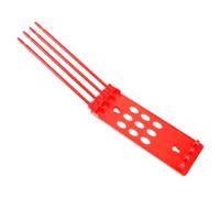 Homoyoyo Support Porte-Bagues pour Pattes de Pigeons Voyageurs Râtelier Rouge en Plastique Robuste Organisateur de Bagues pour Pigeons pour Pigeonniers et Suivi Sanitaire