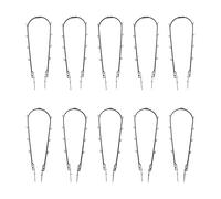 Homoyoyo Support pour Plantes Grimpantes en Plastique Lot de 10 Pièces, Arche De Jardinage pour Pots, Hauteur Moyenne 43 Mm, Flexible Et Résistant, Décoration Balcon Et Intérieur