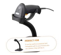 Homoyoyo Support pour Scanner de Codes Barres Ajustable PP Support de Bureau Stable et Amovible pour Douchette USB et Lecteurs Fixes Usage Logistique Banque et Bibliothèque