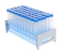 Homoyoyo Support pour tubes à essai 81 pièces tubes plastiques 15ml 50ml espace économiseur pour laboratoires et écoles avec rack