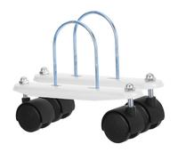 Homoyoyo Support roulettes Pivotantes Universelles pour Radiateur Bain d'Huile 1 Paire Base Antidérapante Stable Accessoires pour Chauffage de Terrasse Gaz et Électrique