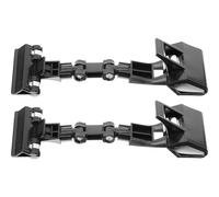 Homoyoyo Supports Porte-Étiquette de Prix Noirs Lot de 2, Clips Rotatifs Universels Réglables pour Affichage de Panneaux en Boutique et Supermarché, Légers et Polyvalents