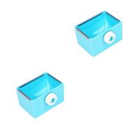 Homoyoyo Suspendue Carrée pour Petits Animaux - Bol à Nourriture pour - Cochons d'Inde Écureuils Et Chinchillas Pratique Et