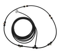 Homoyoyo Système de Brumisation pour Terrasse Kit de Brumisateur pour Ventilateur, Buse de Pulvérisation en PVC et Laiton, pour Fête Estivale et Jours D'été Chauds