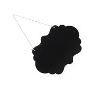 Homoyoyo Tableau Ardoise Double Face Bois Suspendu avec Corde Tableau Effaçable Décoratif Polyvalent pour Maison Bureau Mariage et Fête