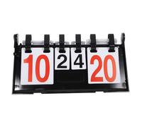 Homoyoyo Tableau D'affichage de Basketball en Plastique Résistant Marquage Clair et Compteur Réutilisable pour Matchs de Volleyball et Tennis