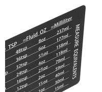 Homoyoyo Tableau de Conversion Magnétique pour Cuisine PVC Résistant et Pratique pour Tasses Cuillères Onces et Accessoire Indispensable pour Pâtisserie et Ustensiles de Cuisine