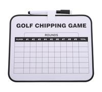 Homoyoyo Tableau de Score de Golf Effaçable à Sec Portable, Double Face, Plastique Léger pour Carnet de Score Précis en Tournoi et Loisirs, Accessoire Golf Pratique et Solide