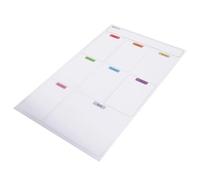 Homoyoyo Tableau Magnétique Effaçable à Sec pour Réfrigérateur Planificateur de Menu Hebdomadaire Organiseur de Cuisine Pratique Aimant pour Notes et Listes
