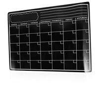 Homoyoyo Tableau Magnétique Effaçable pour Réfrigérateur Planificateur Noir Ardoise Pratique pour Messages et Listes Cuisine et Bureau