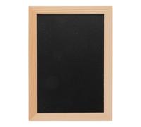 Homoyoyo Tableau Noir Double Face 18 X 13 Cm Cadre en Bois Mdf, Panneau Décoratif Mural Réutilisable pour Messages et Notes, Tableau Effaçable sans Ficelle Bureau et Organisation