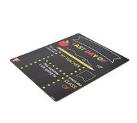 Homoyoyo Tableau Noir Effaçable Double Face en Panneau de Densité pour Garçon et Filles, Multi-fonction et Facile à Ranger, Rentrée Scolaire Photos de Graduation
