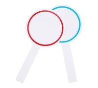 Homoyoyo Tableaux Blancs Effaçables à Sec en Mousse 2 Pièces, Pagaies de Notation Face, Légères et Polyvalentes pour Juges et Arbitres
