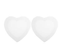 Homoyoyo Tableaux de Peinture Créative en Carton Entoilé Forme Cœur 2 Pièces 30 CM pour Dessin Amusant Femme et Homme