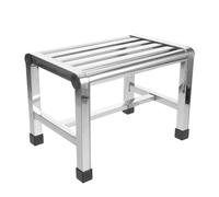 Homoyoyo Tabouret de Étanche en Acier Inoxydable Épais Petit Banc de Salle de Bain 285X201X26 CM Tabouret Antidérapant pour Personnes Âgées et Garçon et Filles Siège Polyvalent pour