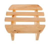 Homoyoyo Tabouret de Sauna en Bois Massif 24 CM Repose-Pieds Portable Compact pour Salle de Bain Plateforme de Bain Multifonction Marchepied Léger pour Salon Bureau et Voyage