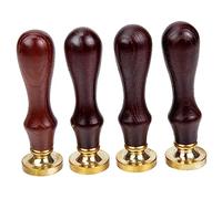 Homoyoyo Tampon Cachet Cire Bois et Cuivre Sceau Traditionnel Créatif pour DIY Décoration Romantique pour Lettres et
