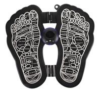 Homoyoyo Tapis De Massage Des Pieds Électrique Multifonction Écran Lcd, Coussin De Stimulation Plantaire Rechargeable Noir, Masseur Plante Des Pieds Pliable Pour Relaxation Et Fatigue