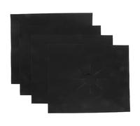 Homoyoyo Tapis de Protection Plaque de Cuisson à Gaz Revêtement Antiadhésif en Ptfe Lot de 4 Feuilles Universelles Faciles à Nettoyer Protection les Éclaboussures et Taches